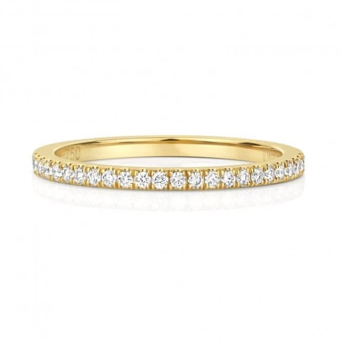 Wedding Band 18ct Gold Diamond Half Eternity Ring WQ276/I