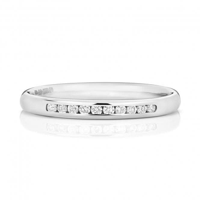 Wedding Band 18ct White Gold Diamond Eternity Ring WQ215W/I