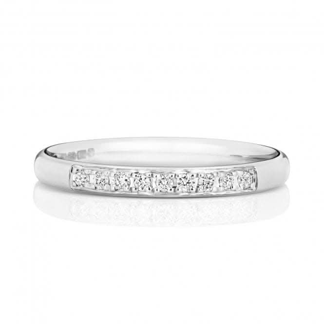 Wedding Band 18ct White Gold Diamond Eternity Ring WQ221W/I