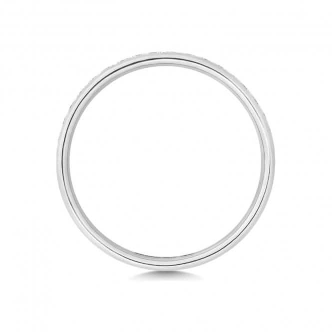Wedding Band 18ct White Gold Diamond Eternity Ring WQ228W/I