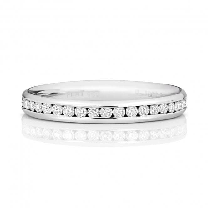 Wedding Band 18ct White Gold Diamond Eternity Ring WQ229W/I