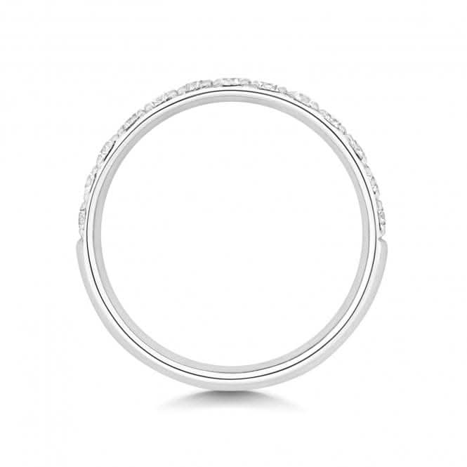 Wedding Band 18ct White Gold Diamond Eternity Ring WQ238W/I