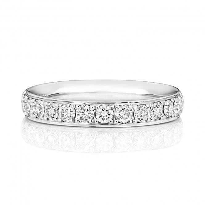 Wedding Band 18ct White Gold Diamond Eternity Ring WQ238W/I