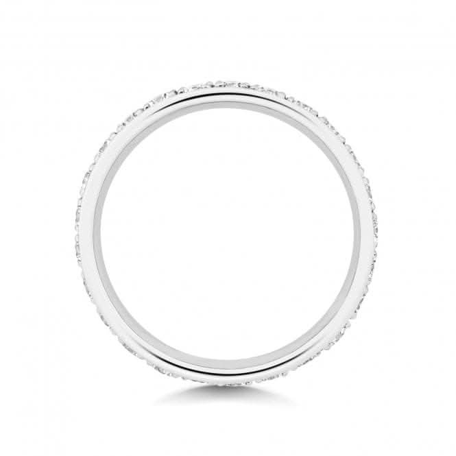 Wedding Band 18ct White Gold Diamond Eternity Ring WQ239W/I