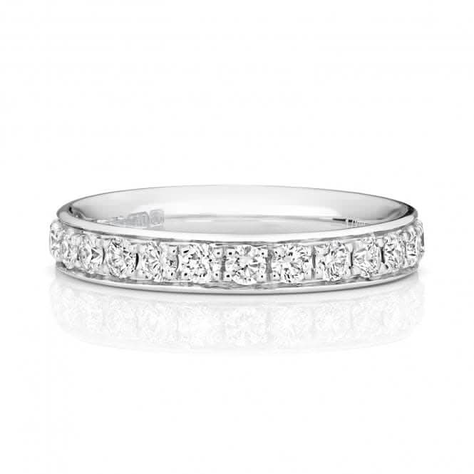 Wedding Band 18ct White Gold Diamond Eternity Ring WQ239W/I