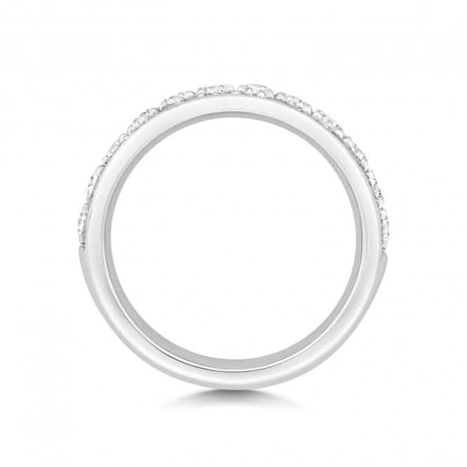 Wedding Band 18ct White Gold Diamond Eternity Ring WQ255W/I