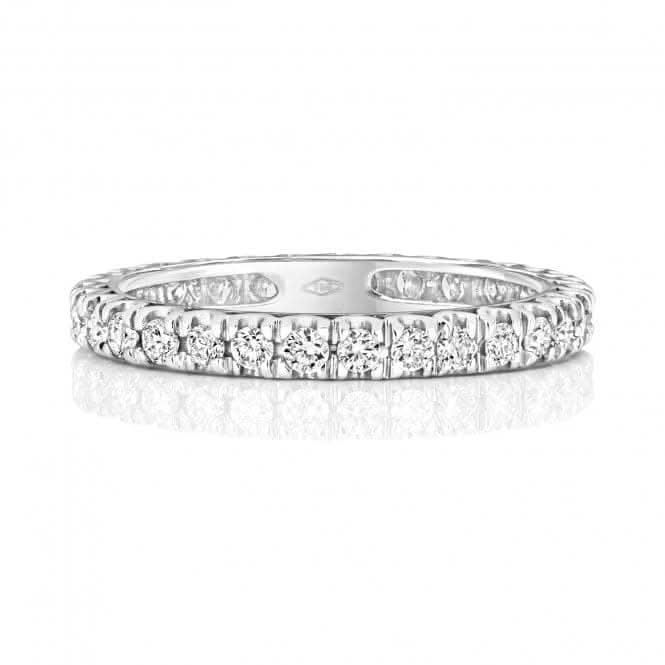 Wedding Band 18ct White Gold Diamond Eternity Ring WQ259W