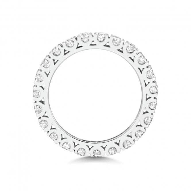 Wedding Band 18ct White Gold Diamond Eternity Ring WQ261W