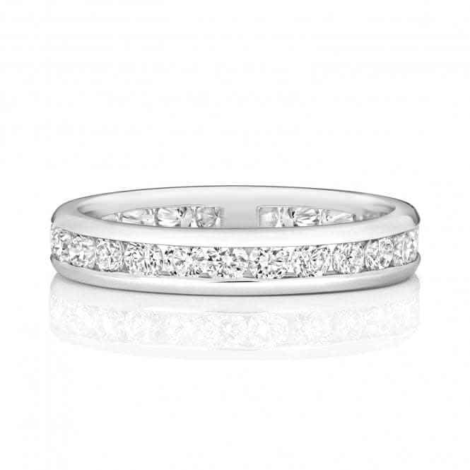 Wedding Band 18ct White Gold Diamond Eternity Ring WQ263W