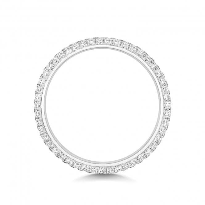 Wedding Band 18ct White Gold Eternity Ring WQ245W