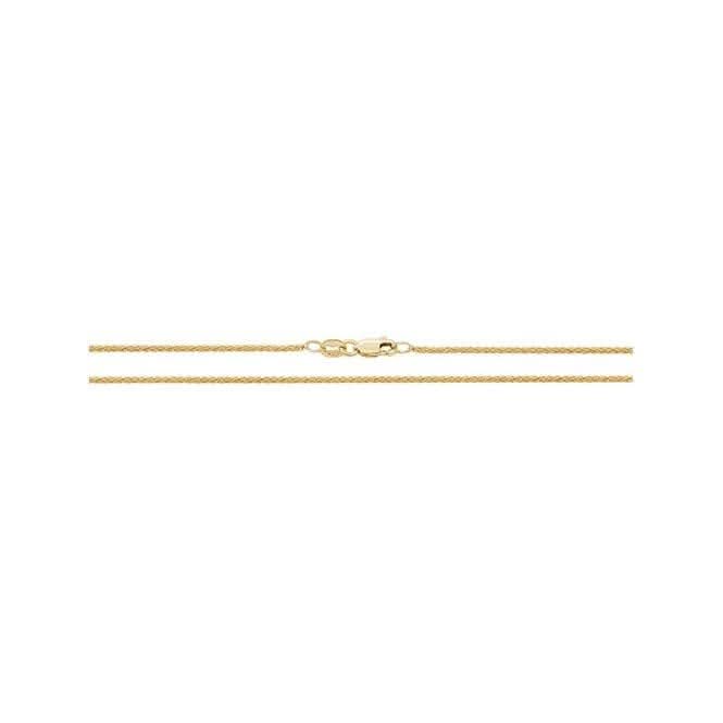 18CT Yellow Gold Spiga Chain CQ429