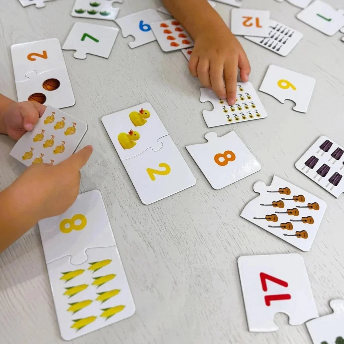 Match it! Counting Puzzle Cards
