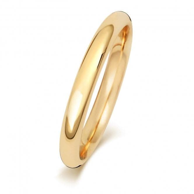 Wedding Band 18K Trad Court 2.5mm-1.4 Wedding  Ring WQ162M