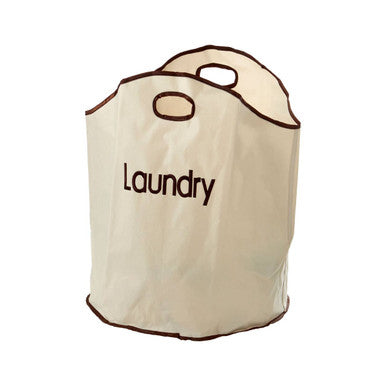 Cream  Polyester Laundry Bag | GreenLoop