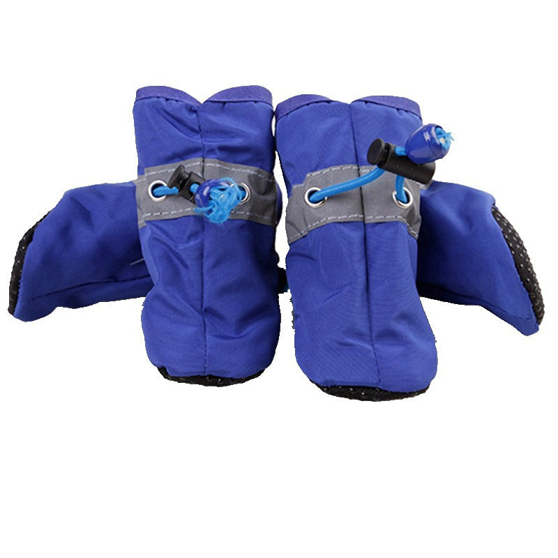 Pet soft bottom rain boots