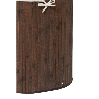 Kankyo Dark Brown Oval Laundry Hamper