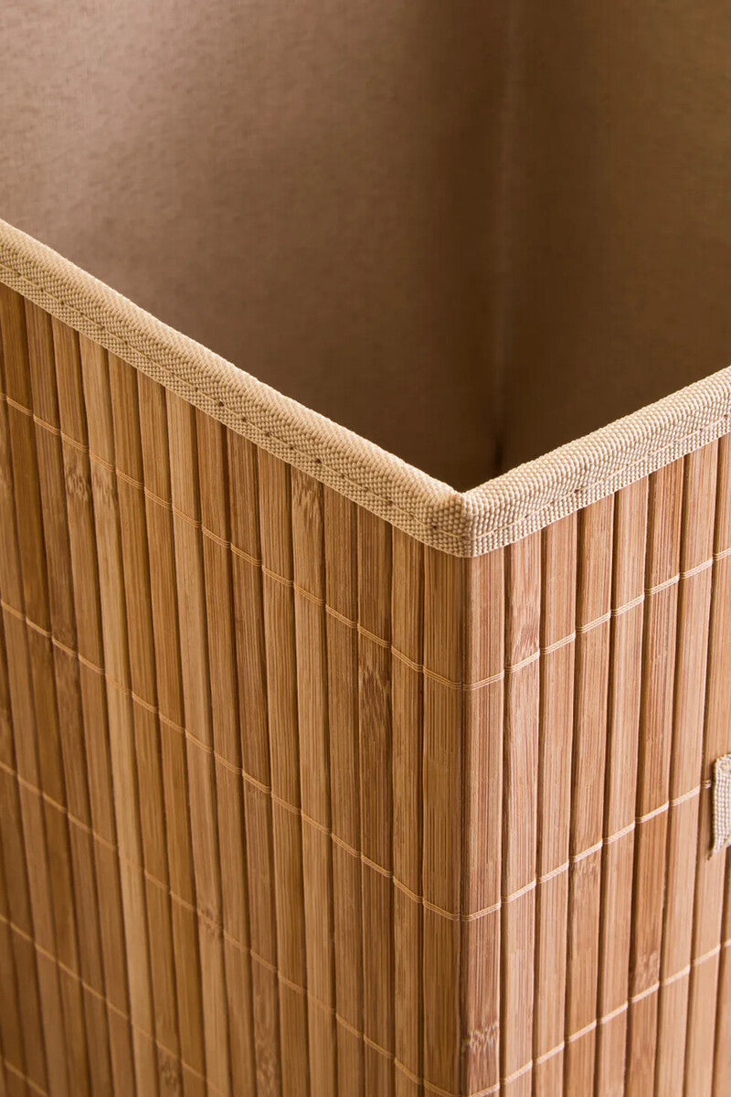 Natural Bamboo Storage Box with Handles | Kankyo