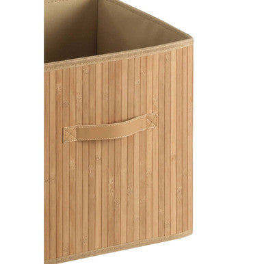 Natural Bamboo Storage Box with Handles | Kankyo