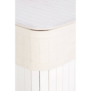 White Bamboo Laundry Hamper | Kankyo