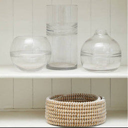 Lidi Set Of Two Baskets With White Detail