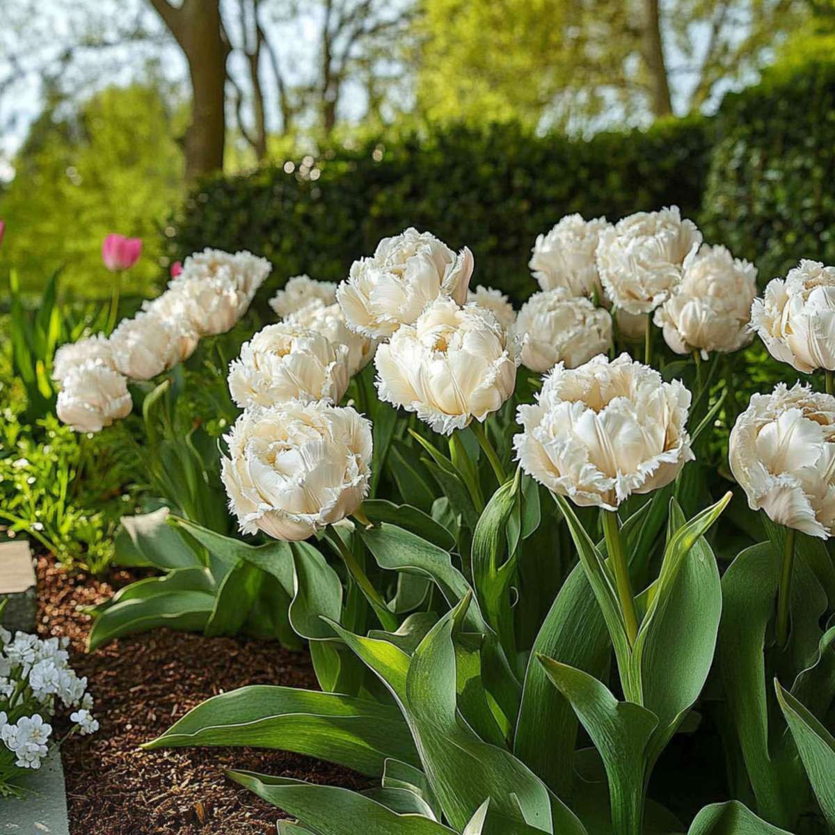 Tulip bulbs - 10 pcs. - Tulipa 'Snow Crystal' - Flower Bulbs - White