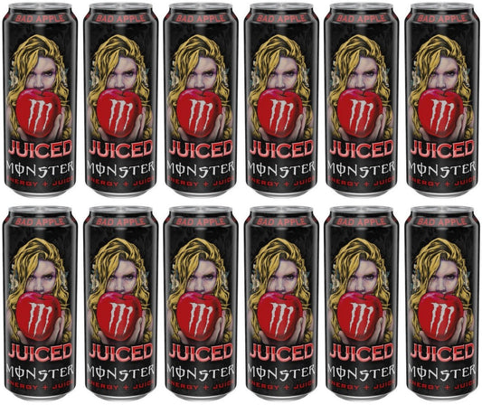 12 x Monster Bad Apple Juiced 500Ml