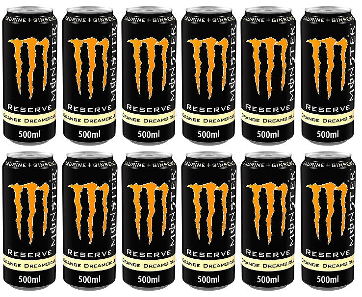 12 x Monster Reserve Orange Dreamsicle 500Ml
