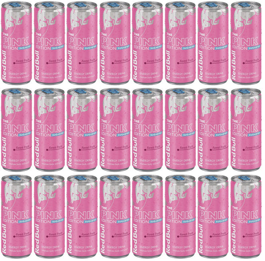 24 x Red Bull Pink Edition Forest Fruits Sugar Free 250Ml
