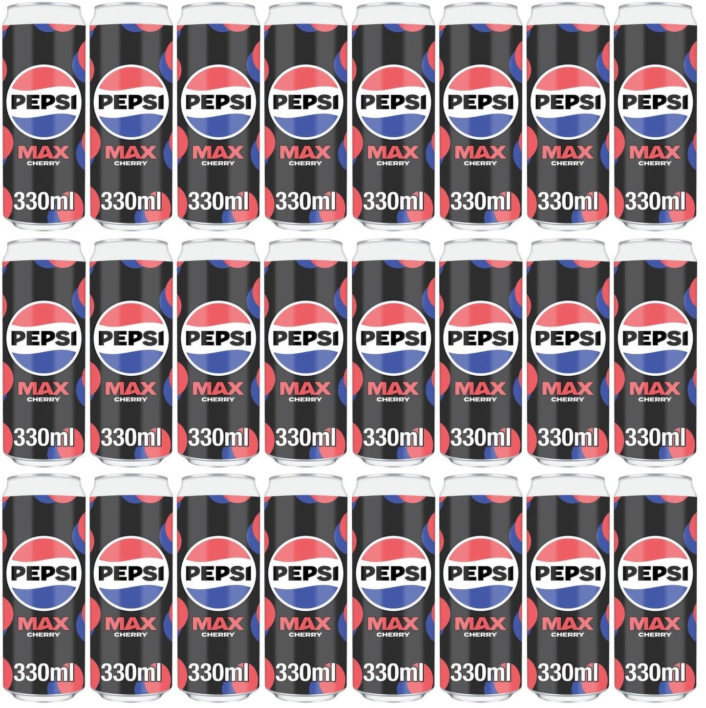 24 x Pepsi Max Cherry 330Ml