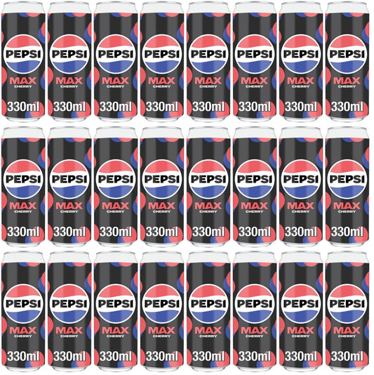 24 x Pepsi Max Cherry 330Ml