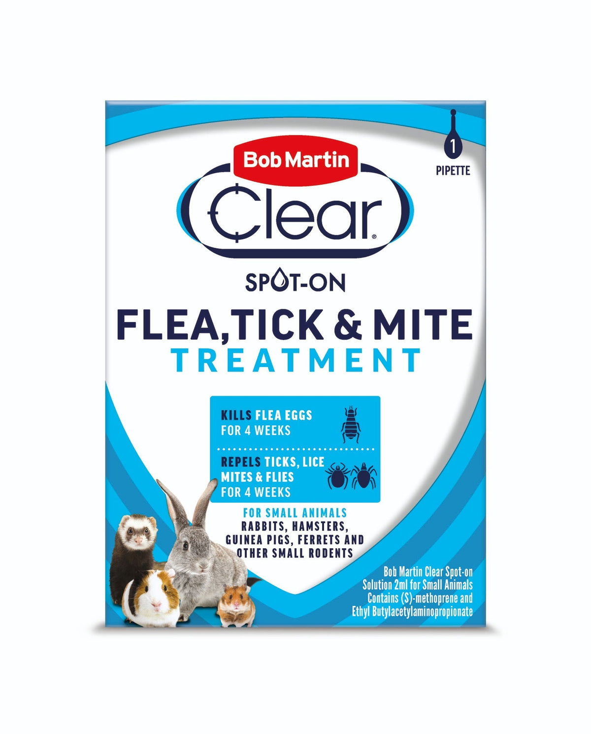 Bob Martin My Little Friend Small Animal Spot On 4 Weeks - Case of 10