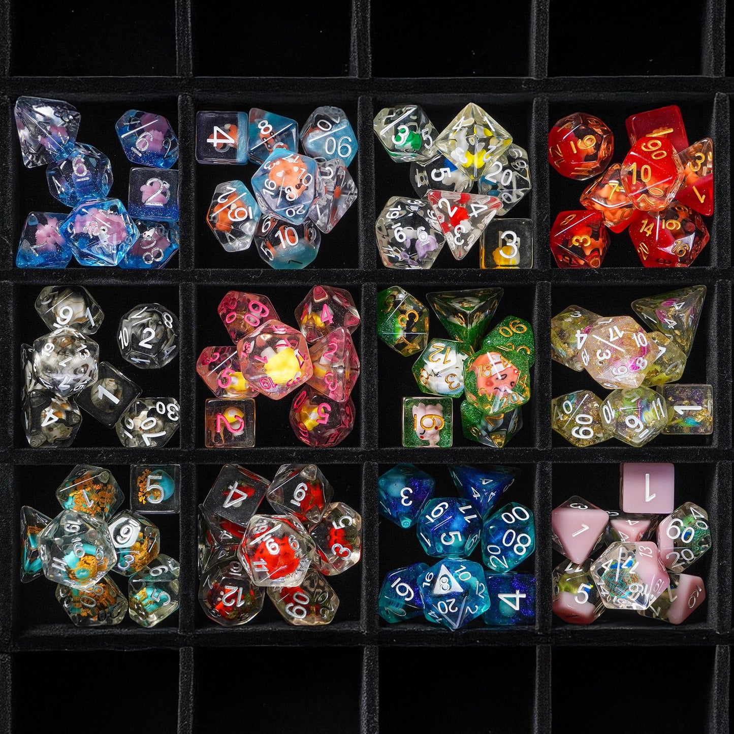1985 Games Mystery Dice - 7 Polyhedral Dice Set for RPGs & Tabletop Gaming