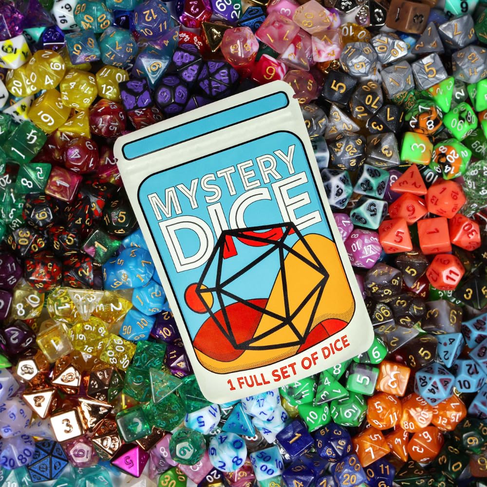 1985 Games Mystery Dice – 7 Polyhedral DND Dice Set for RPGs | Mystery Pack of 1