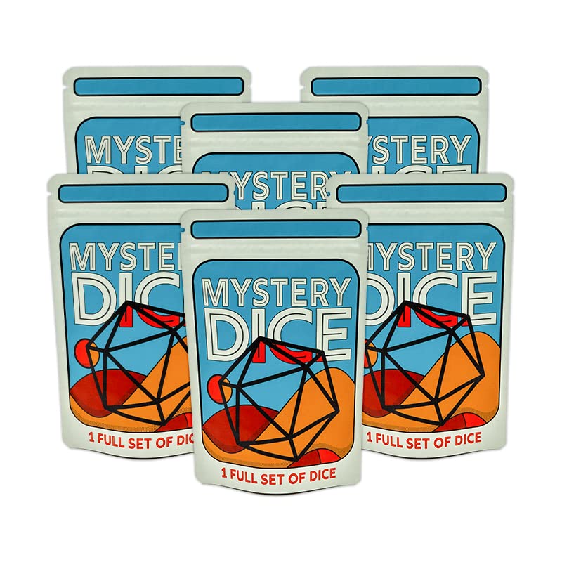1985 Games Mystery Dice - 7 Polyhedral Dice Set for RPGs & Tabletop Gaming