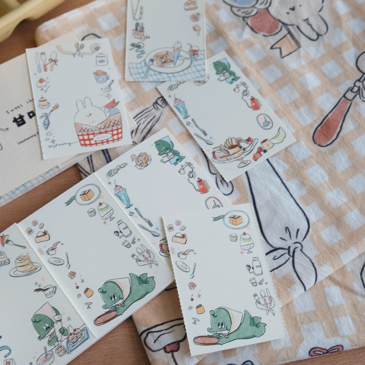 A Gator Life | Lovely Bunny And Crocodile Memo Notepad