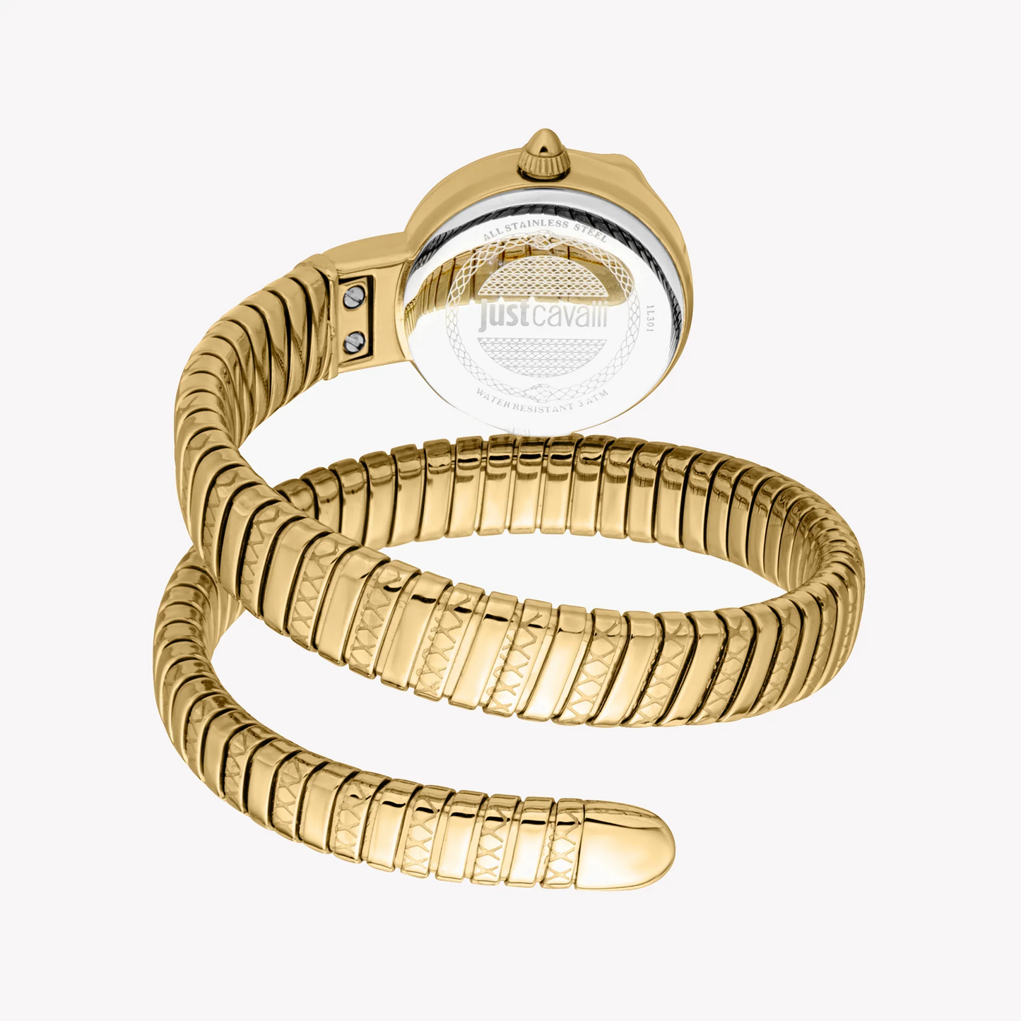 Just Cavalli Women's Gold Watch, Dark Green Dial | Jc1l301m0035