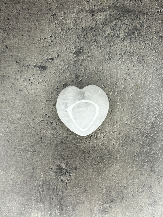 Clear quartz - Small heart