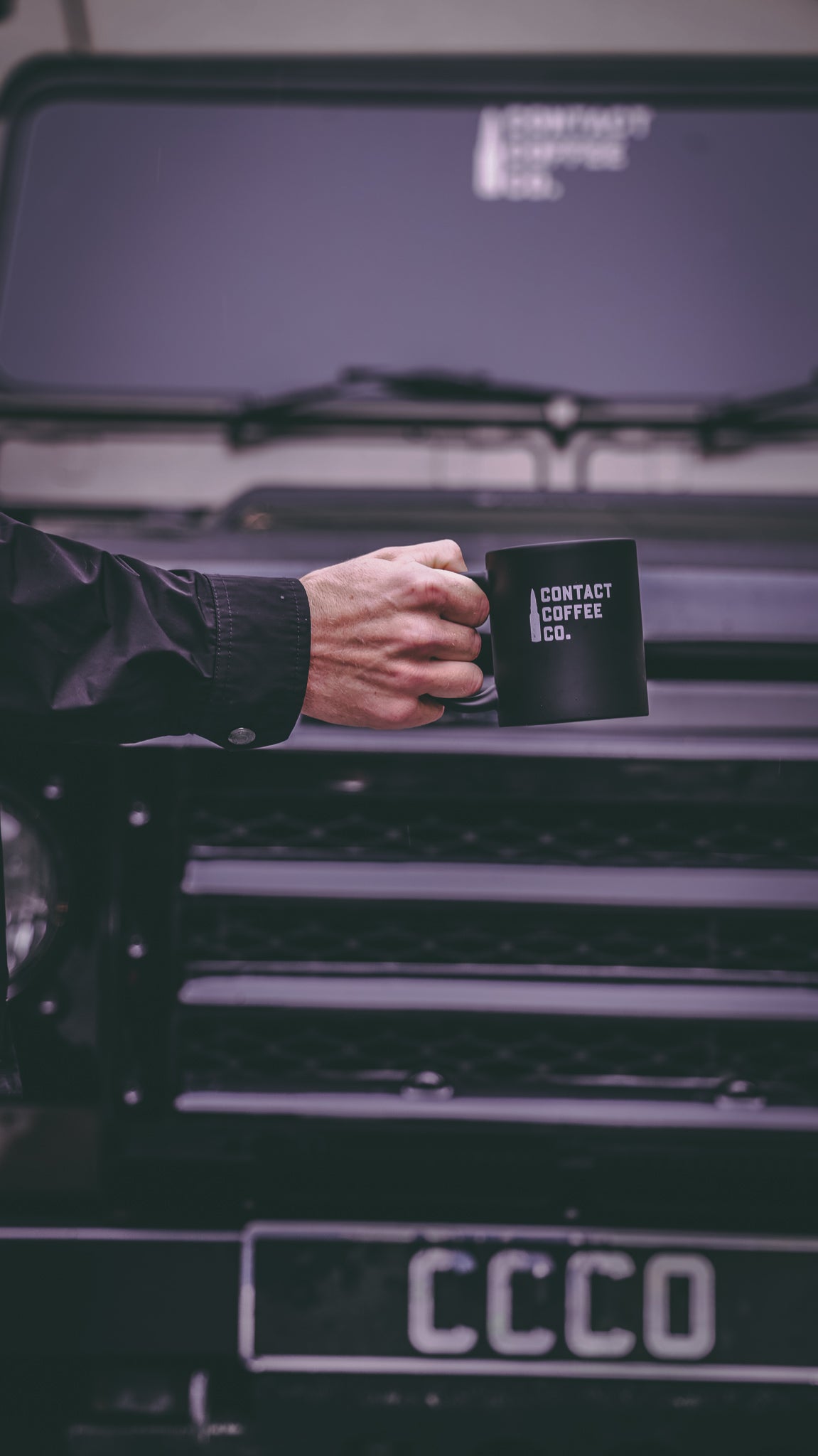 Contact Coffee Co Mug - Alpha