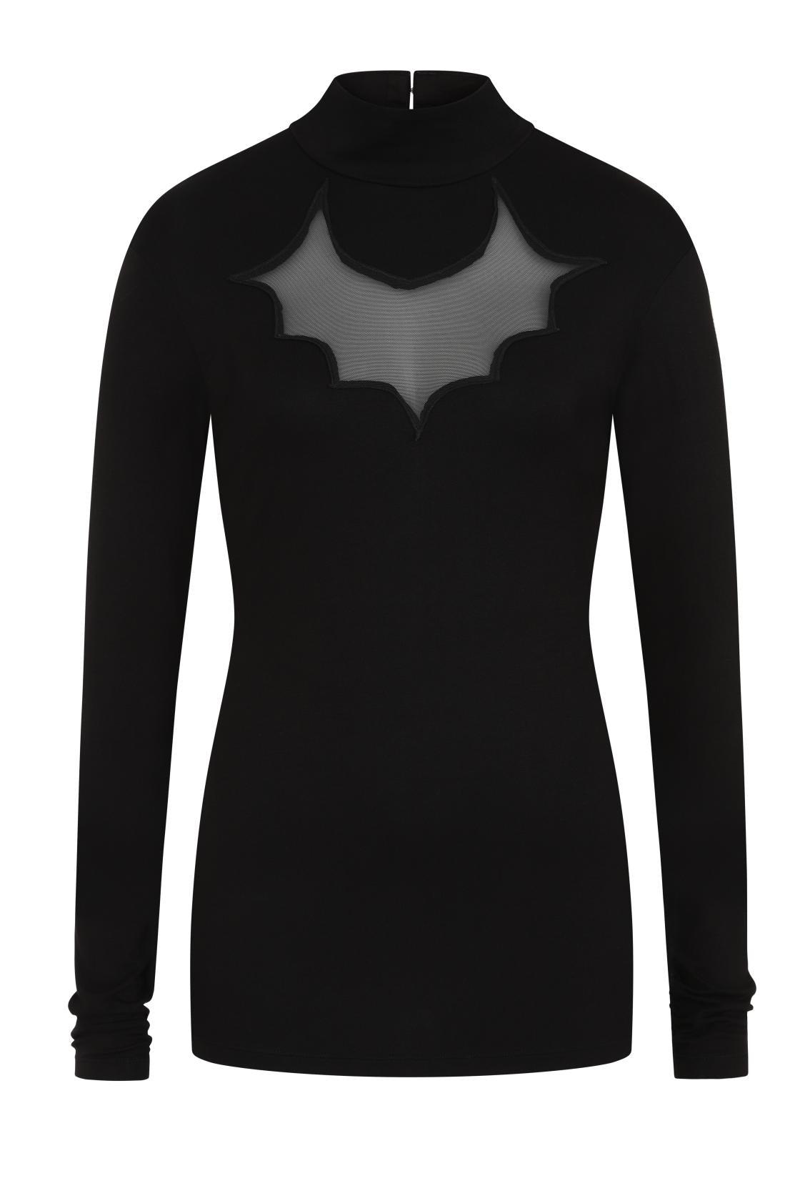 Necessary Evil Cybele Bat Panel Long Sleeve Top - Size 10 Left Only!