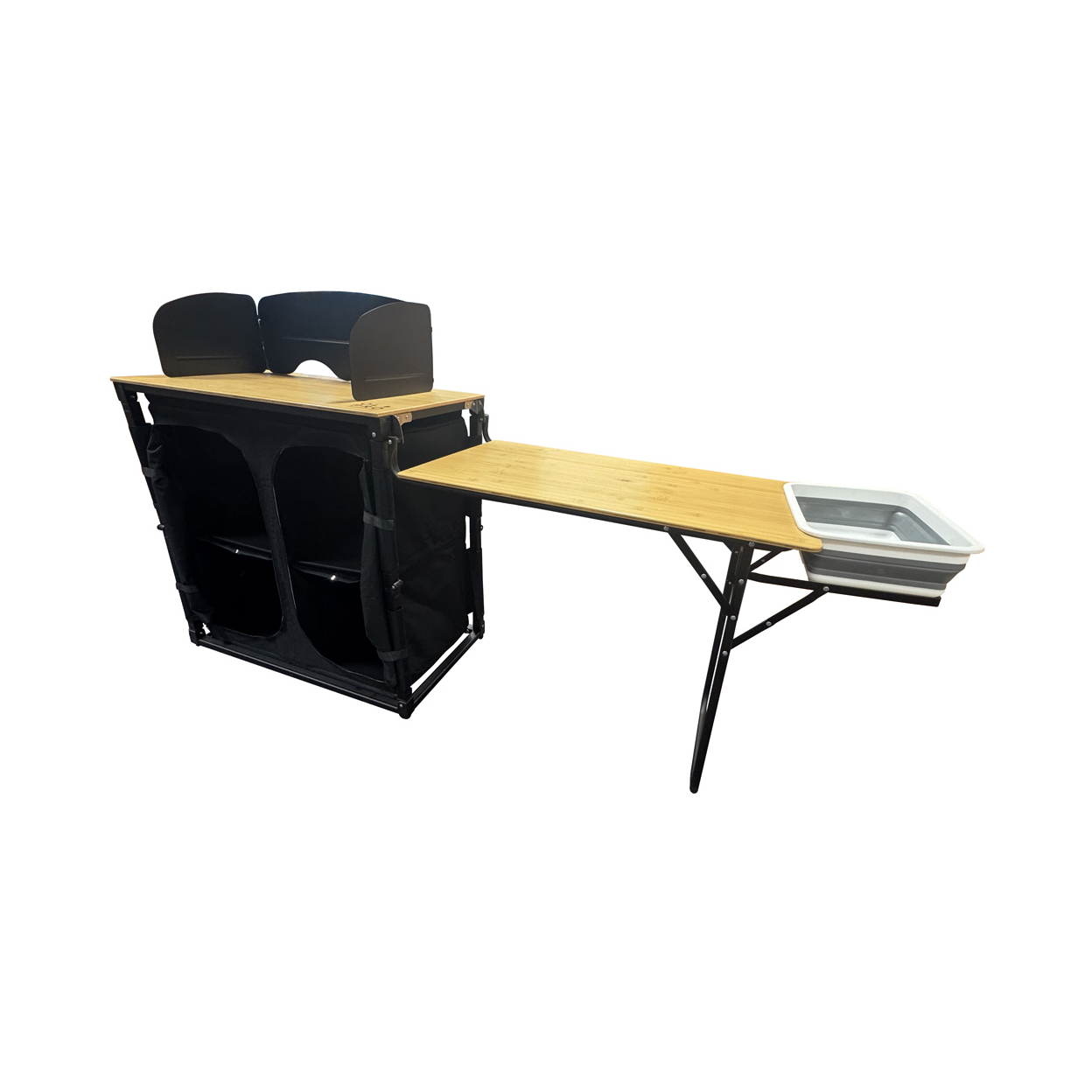 Camp Kitchen with side Table