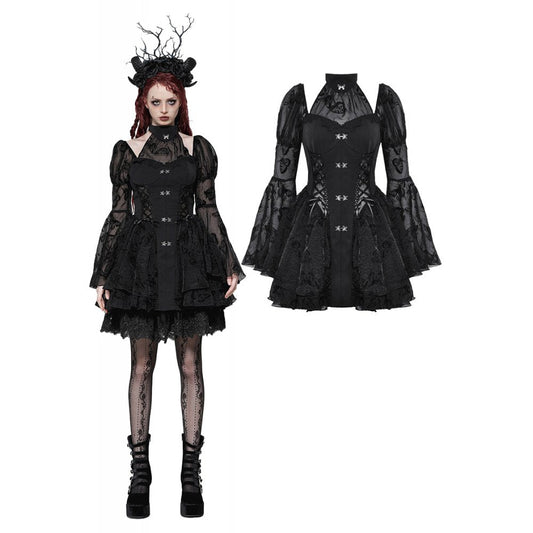 Dark in Love Blanche Butterfly big sleeves Dress