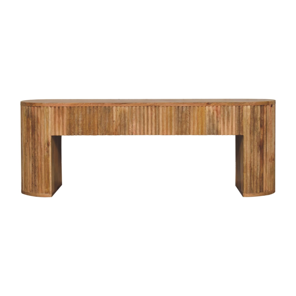 Artisan Furniture Solid Wood Soba Straight Media Unit, Beige