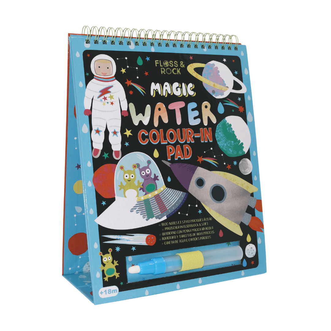 Magic Colour Changing Watercard Easel and Pen - Space