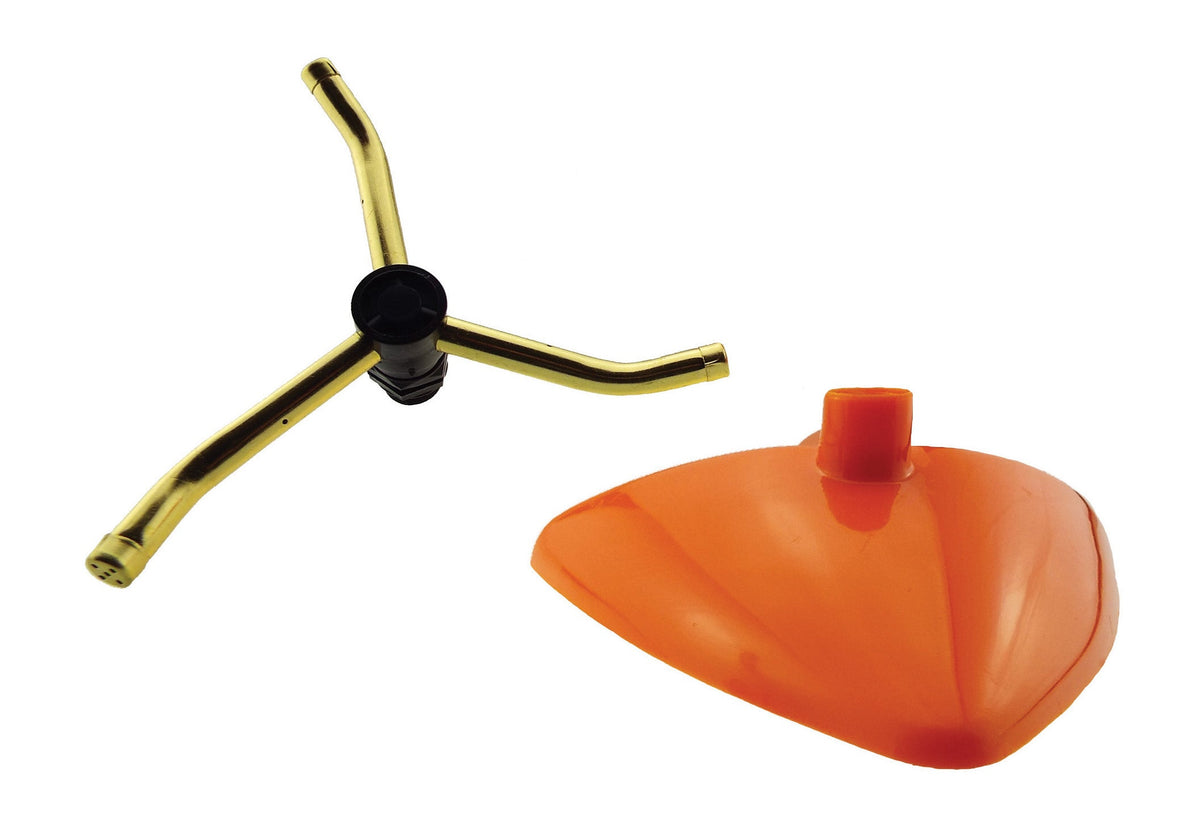 3-Arm Revolving Sprinkler Orange Leaf