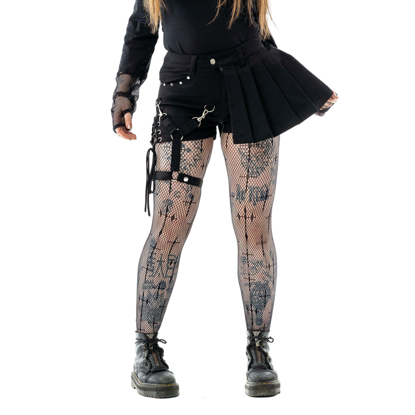 Vixxsin Blair Shorts in Black