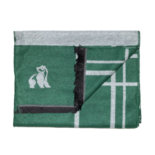 Green Check Bamboo Scarf