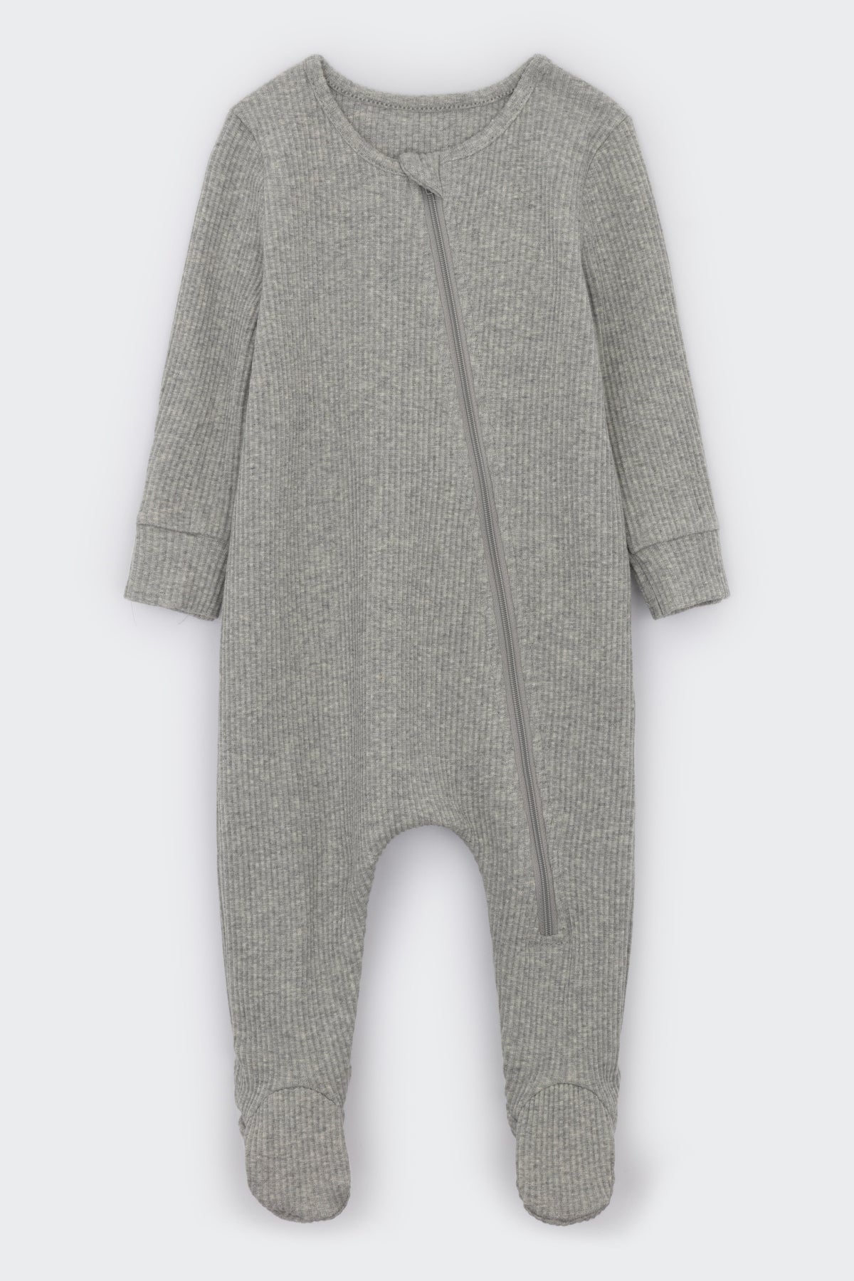Dove Grey Zip Sleepsuit