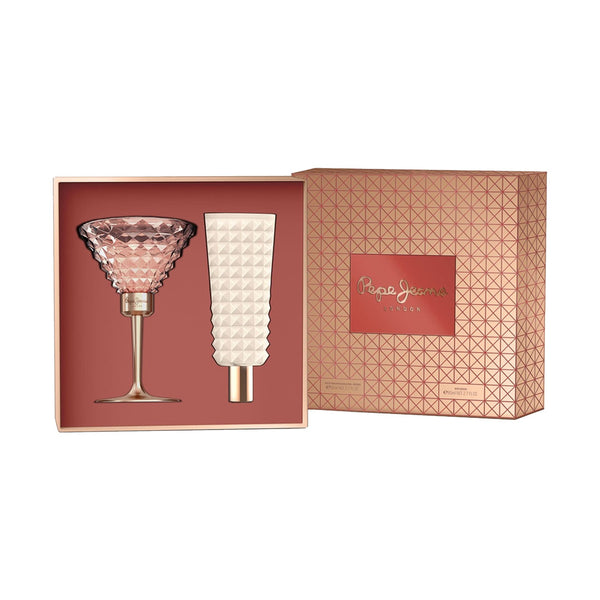 Pepe Jeans Celebrate for Her Gift Set 80ml EDP + 80ml Body Lotion Women's Fragrance