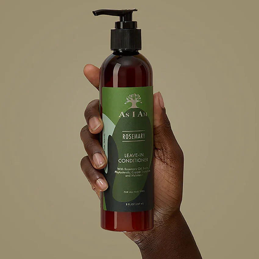 As I Am Rosemary Leave In Conditioner Moisturising & Detangling for Natural Hair & Curls 237ml/8.01 oz