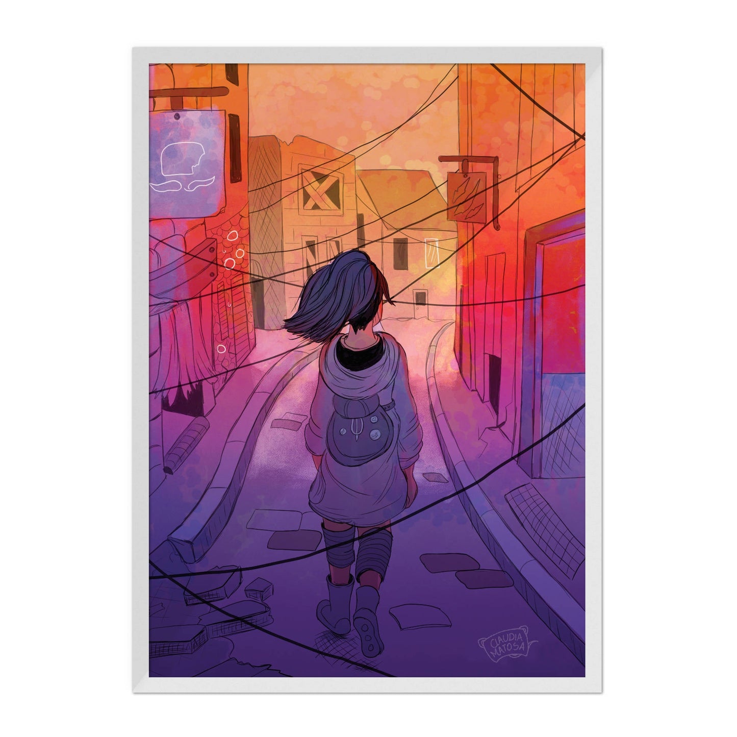 Walking Into the Horizon Print